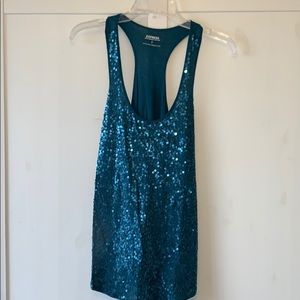 Blue party top
